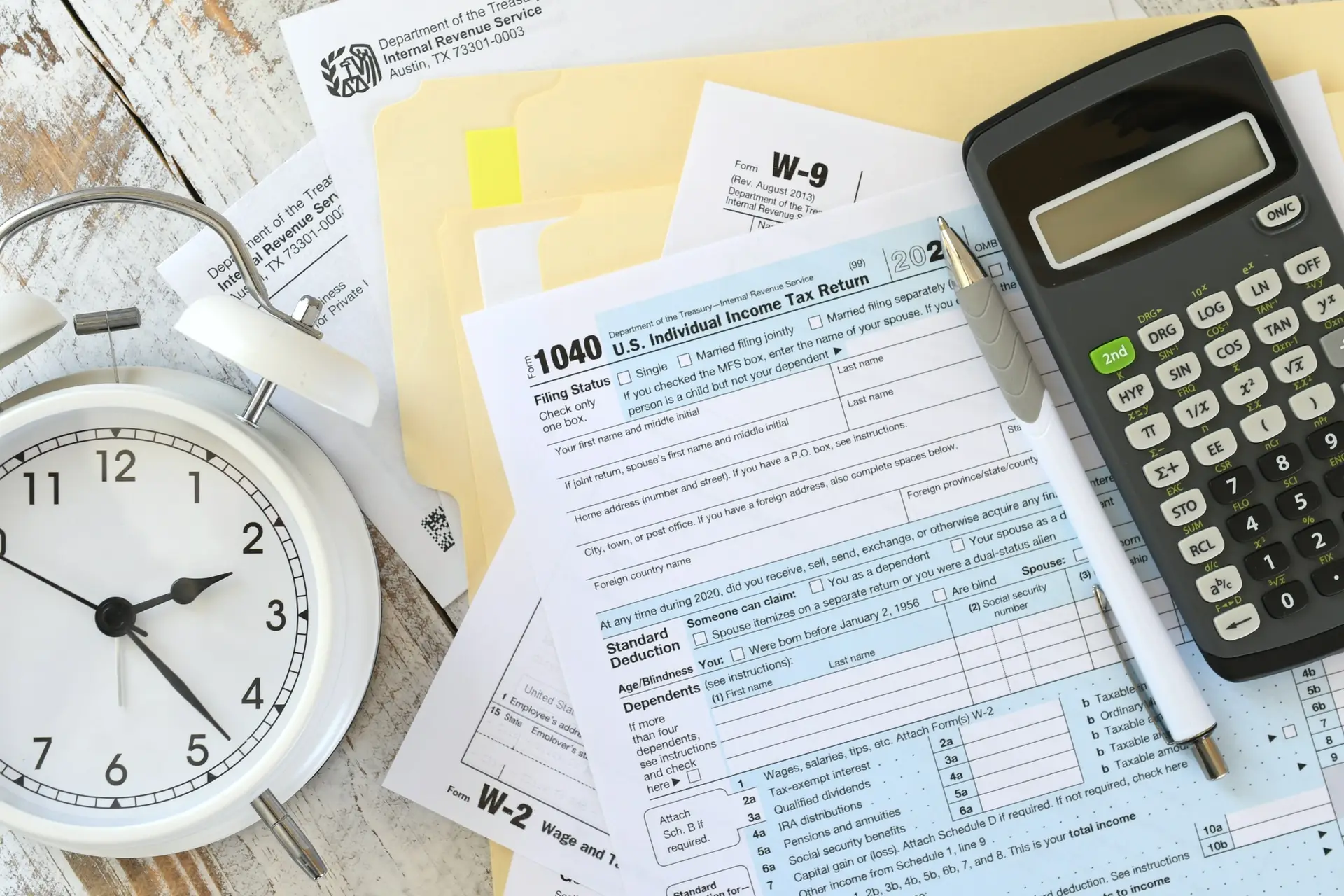 Time to file taxes, income tax forms, IRS deadline, paperwork, April 15th, owe, refund, payment